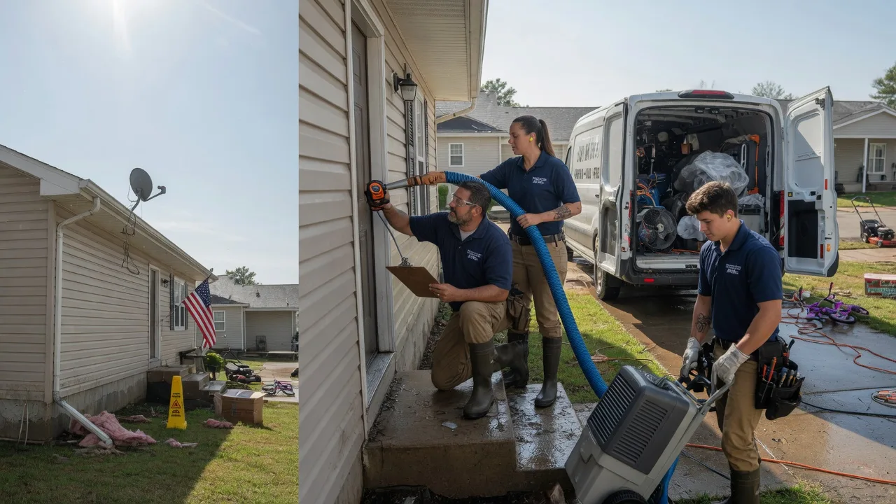 Ceiling Water Damage Restoration in Fletcher, OK near me